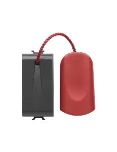 Gewiss button 1m 1p na 16a pull rod gw12136 chorus black